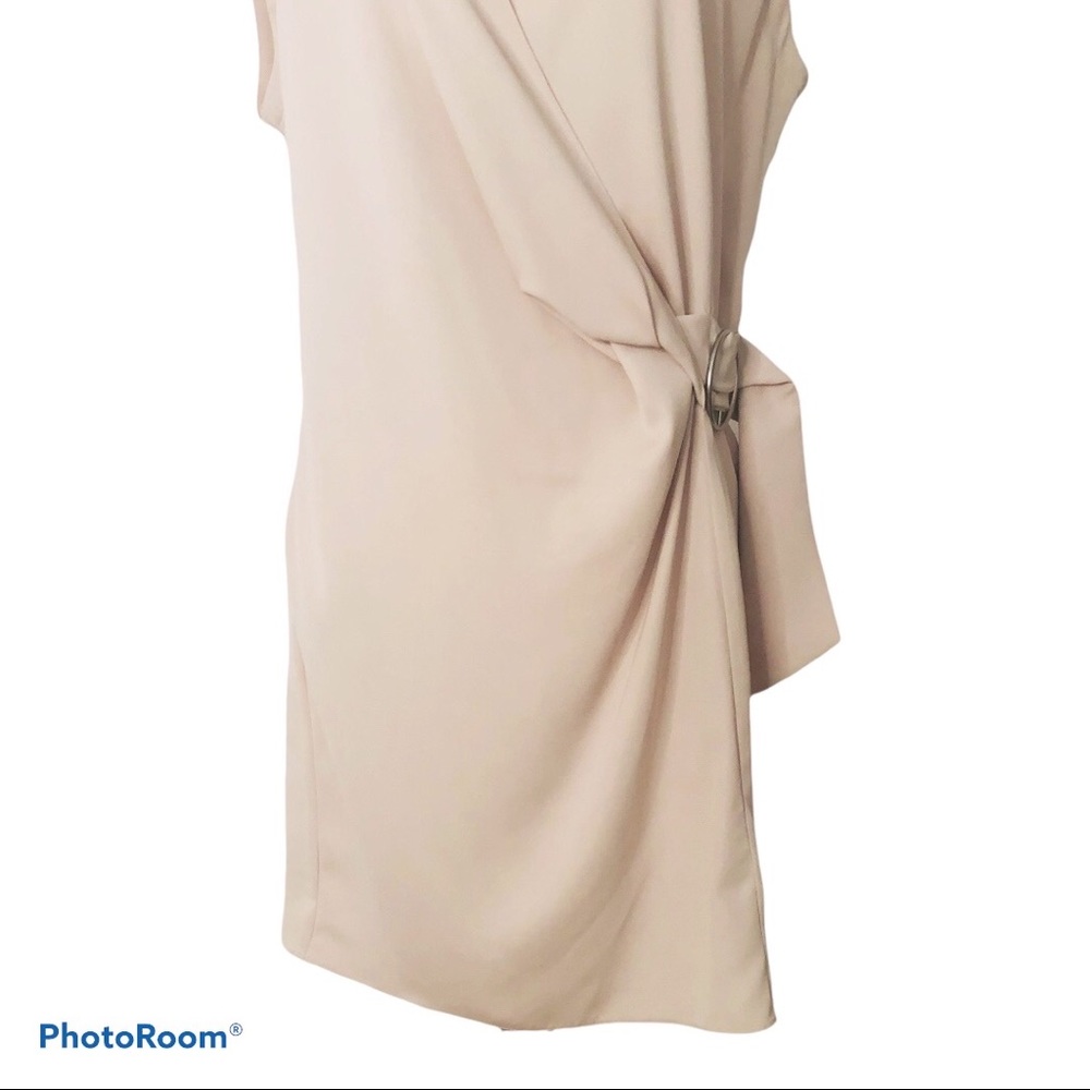 Allsaints - V Neck Sleeveless Buckled Dress - Picture 7 of 11